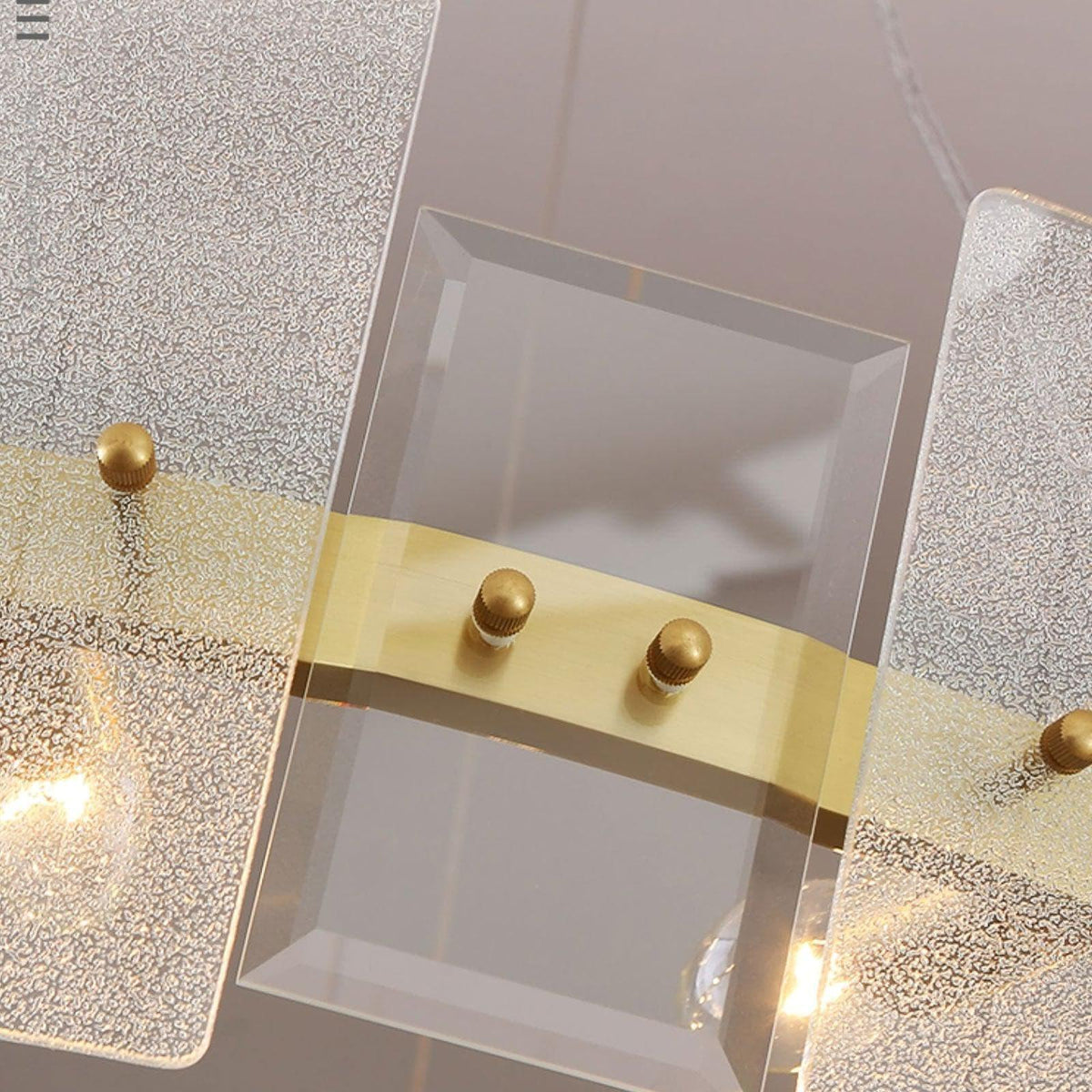 Metavaya Chandelier Frosted Glass Chandelier Lamp