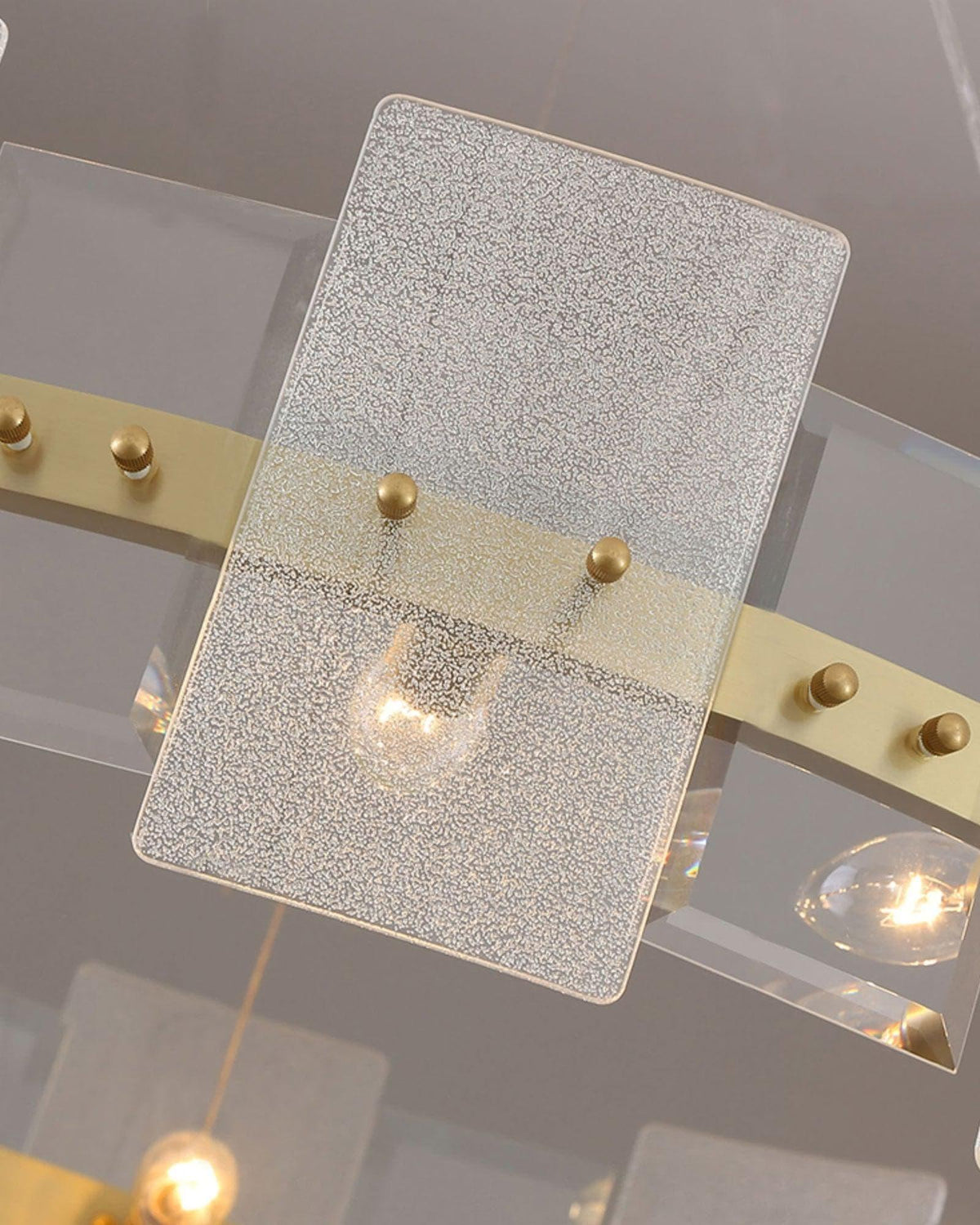 Metavaya Chandelier Frosted Glass Chandelier Lamp
