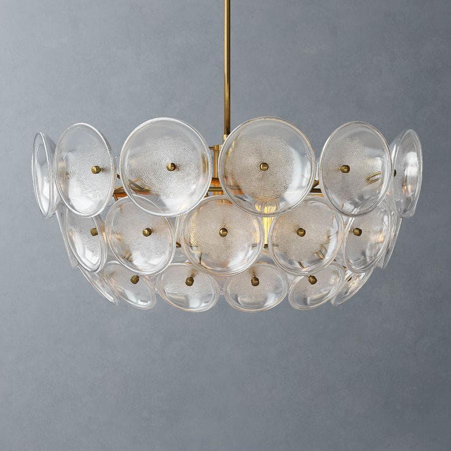Metavaya Chandelier Glass Disc Chandelier Buy Glass Disc Chandelier Online