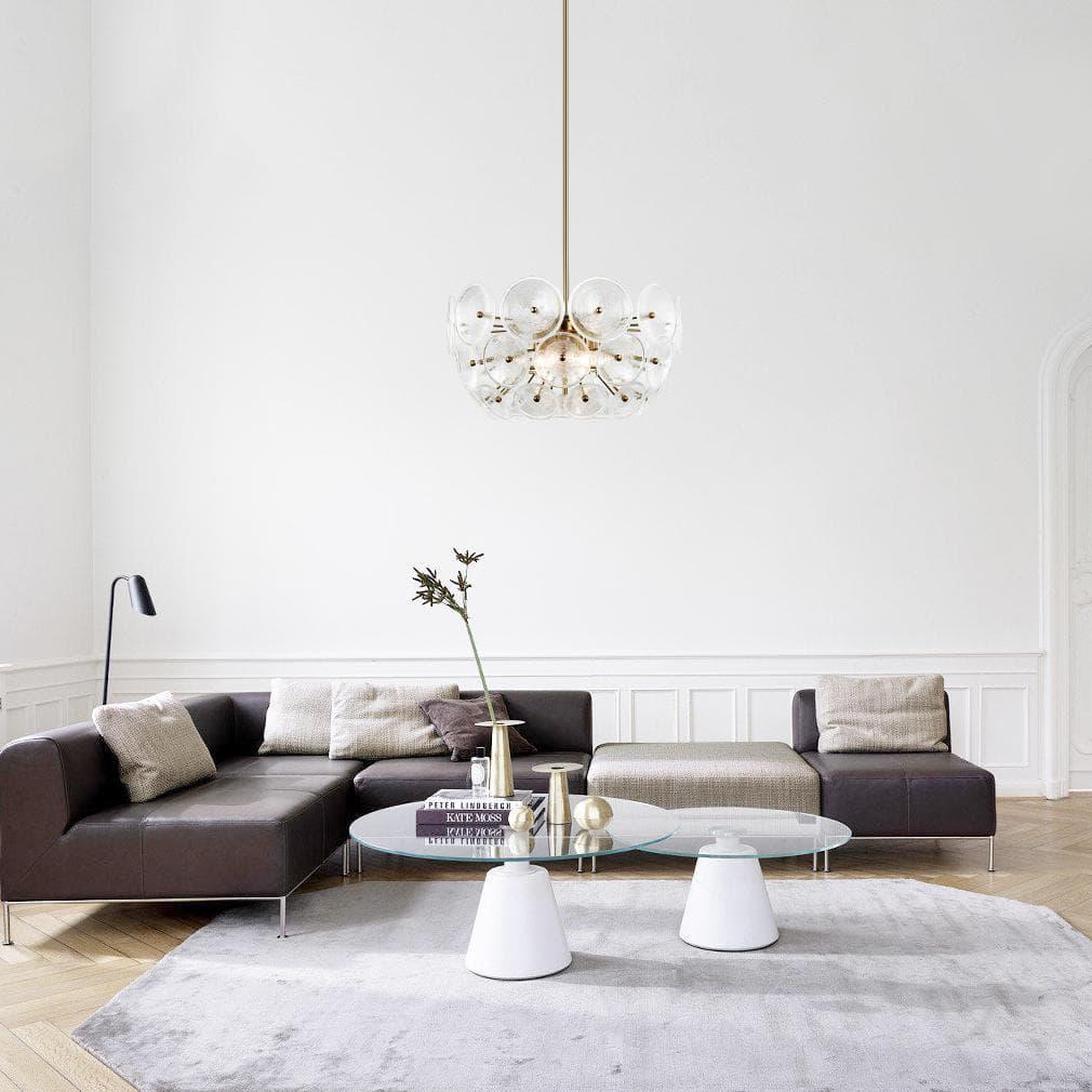 Metavaya Chandelier Glass Disc Chandelier Buy Glass Disc Chandelier Online