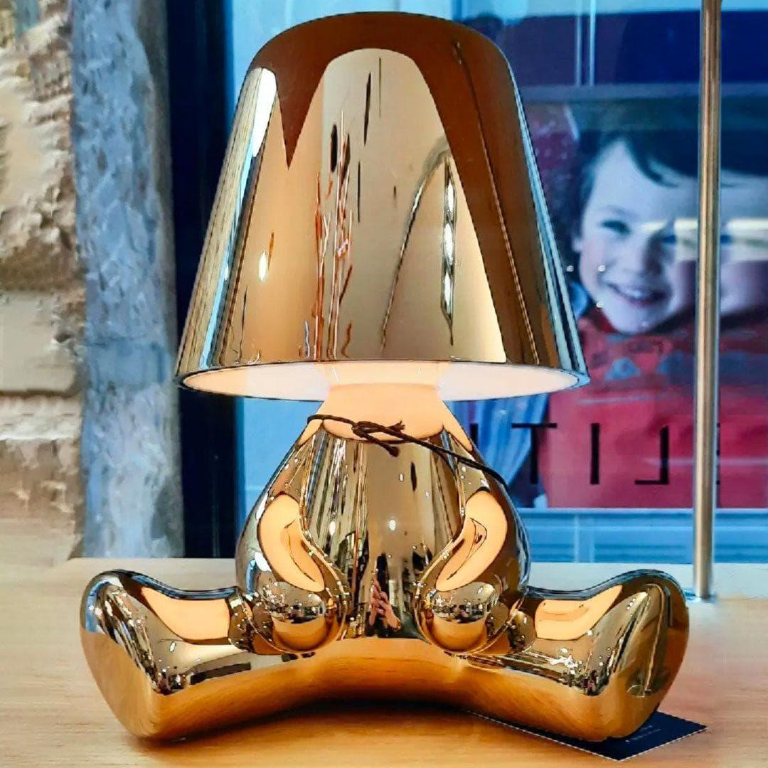 Metavaya Table lamp Style E / Gold / Touch switch Golden Man Table Lamp 822706697595 M2022083002-5