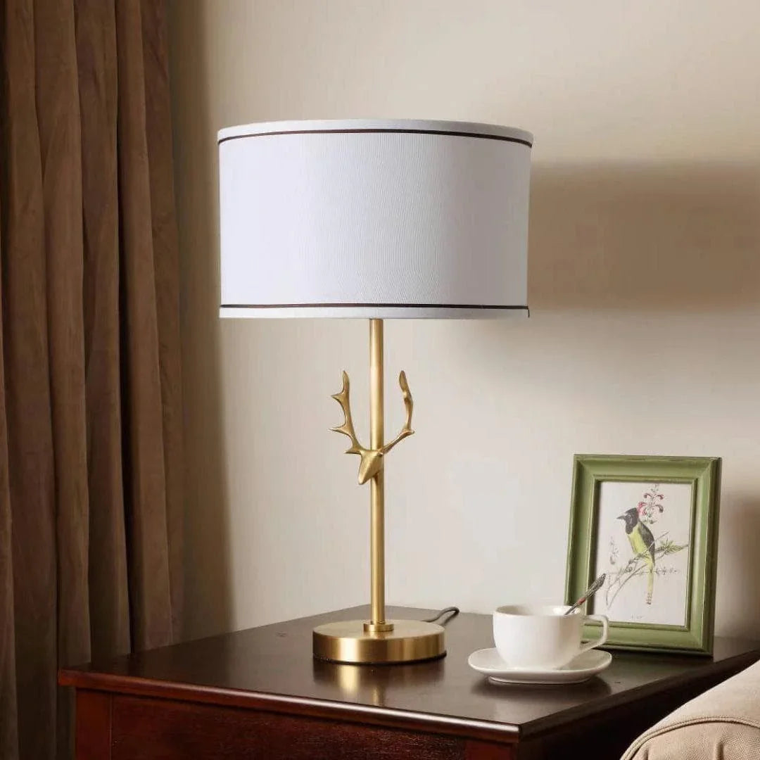 Metavaya Table lamp Golden antler Table lamp