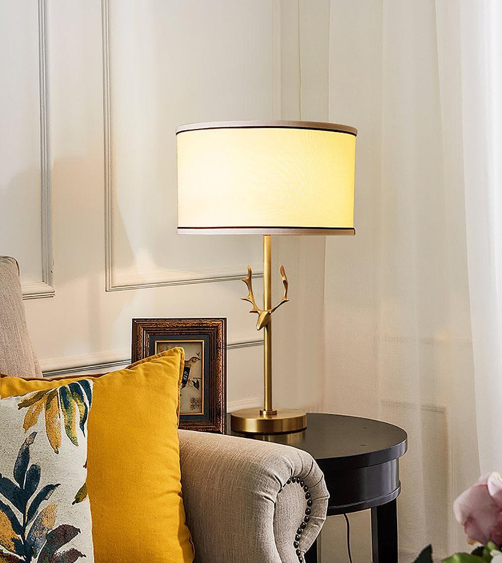 Metavaya Table lamp Golden antler Table lamp