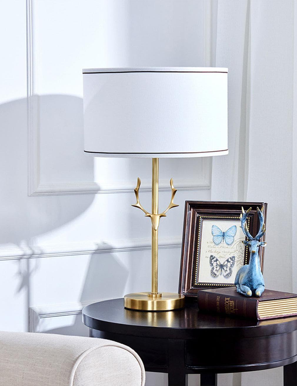 Metavaya Table lamp Golden antler Table lamp