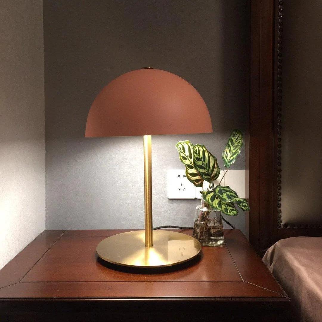 Metavaya Table lamp Dia 30cm x H 45cm / Gold+Pink / US plug Hanna Table Lamp 822706698752 M2022092105-9 Hanna Table Lamp & Desk Lamps for Sale