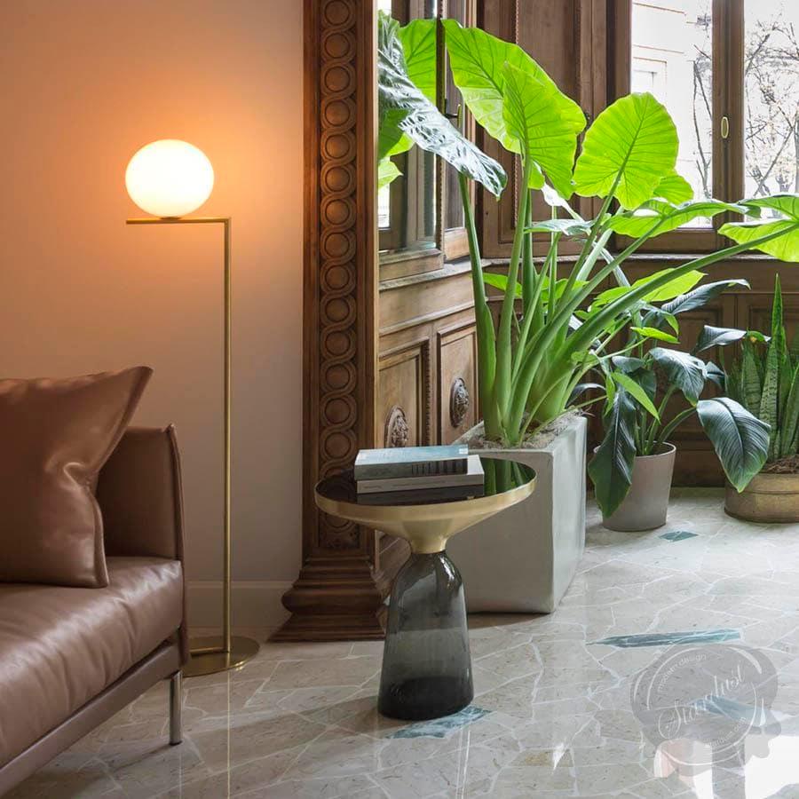 Metavaya Floor lamp Dia 30cm x H 165cm / Gold / US plug Ic Floor Light 336019215655 M2023010601-1 Buy IC Floor Light Online