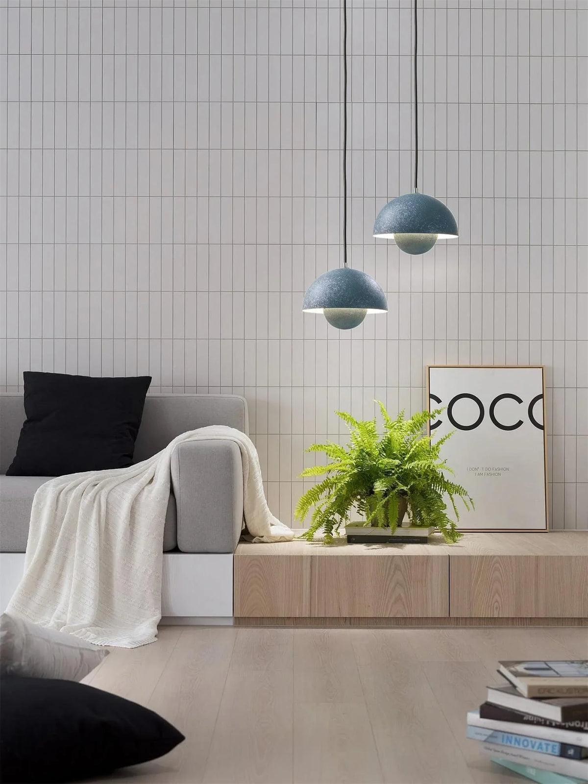 Metavaya Pendant light Ice Crack Flowerpot Pendant Lamp