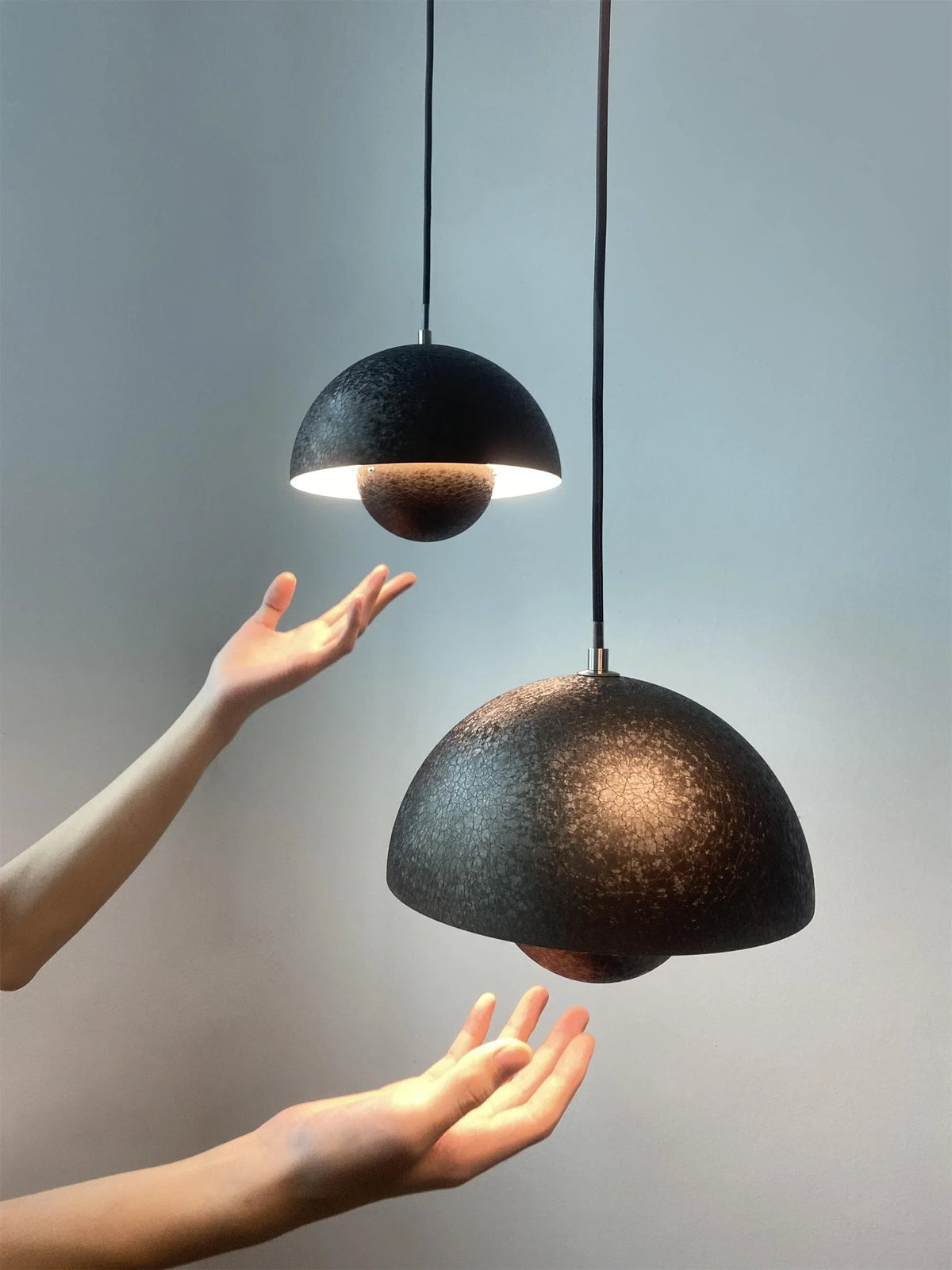 Metavaya Pendant light Ice Crack Flowerpot Pendant Lamp