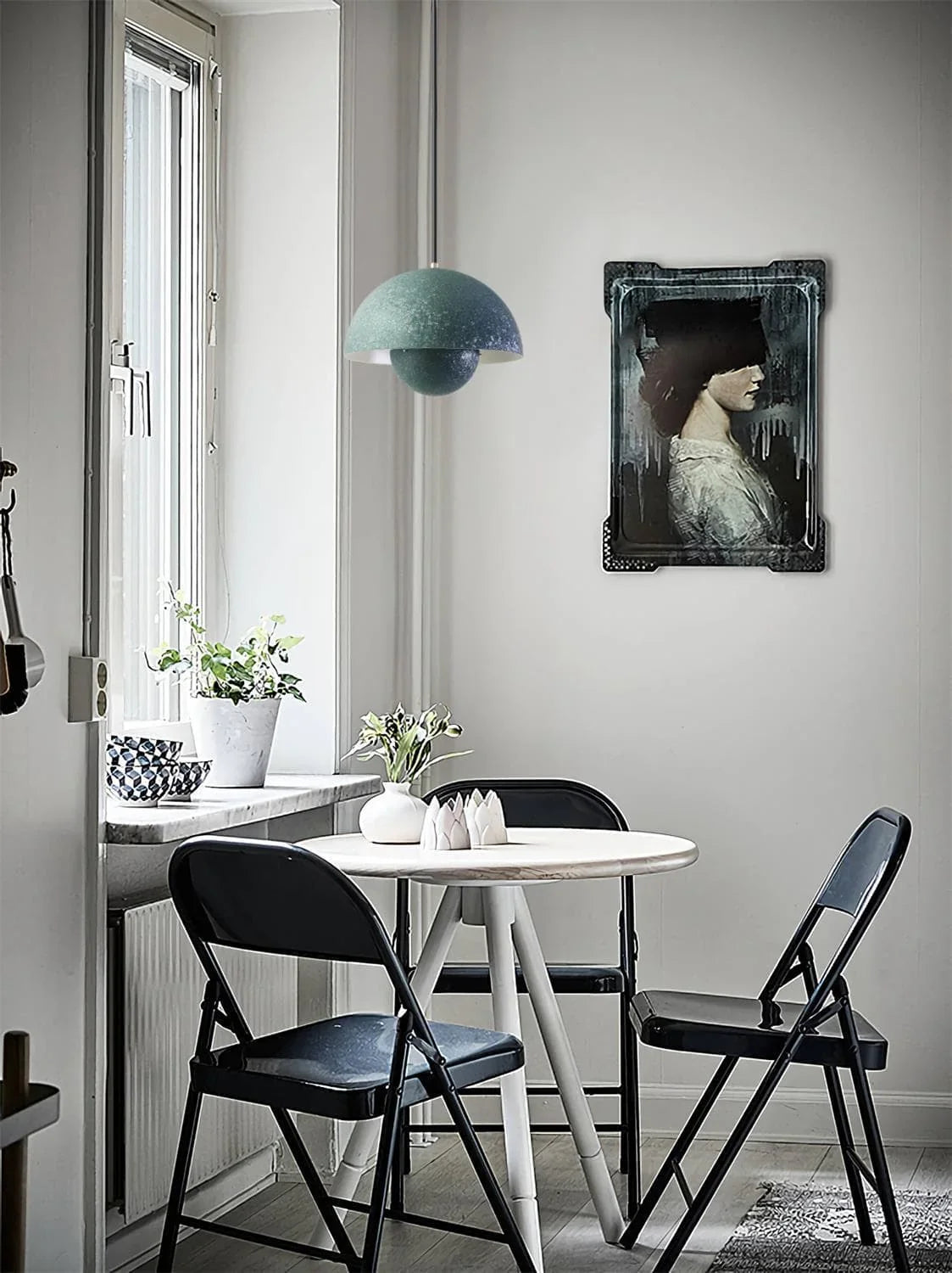 Metavaya Pendant light Ice Crack Flowerpot Pendant Lamp