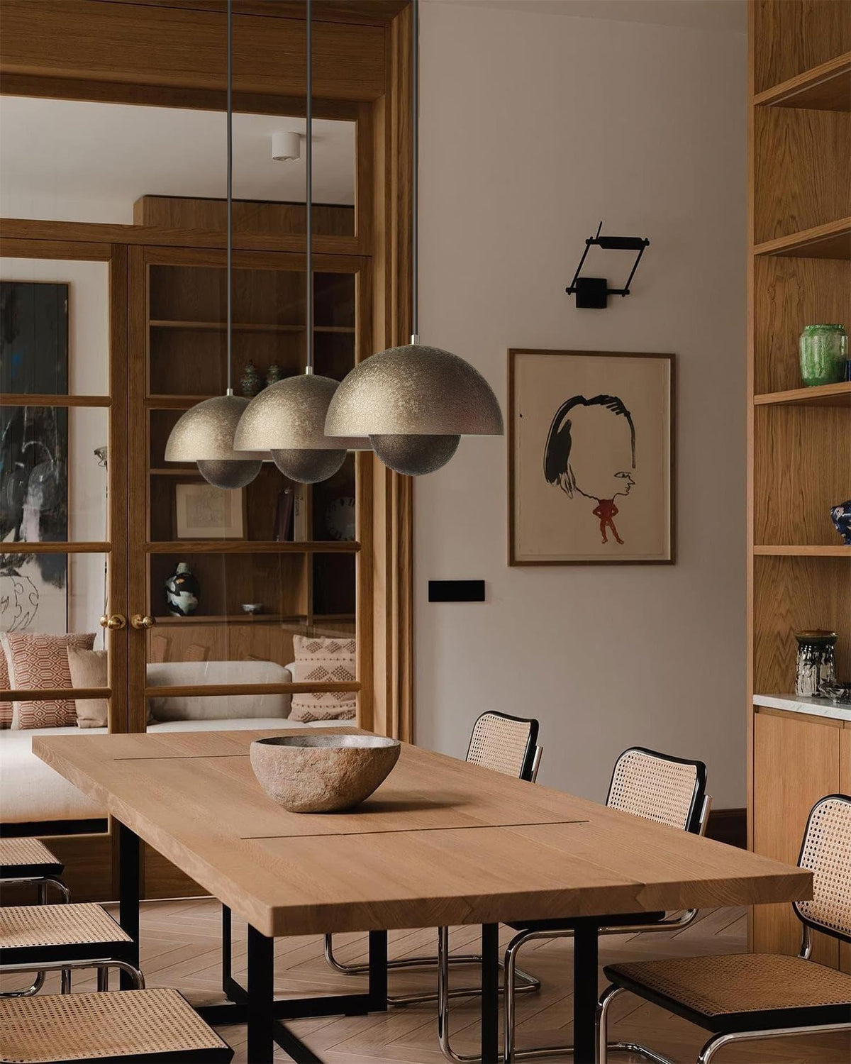 Metavaya Pendant light Ice Crack Flowerpot Pendant Lamp