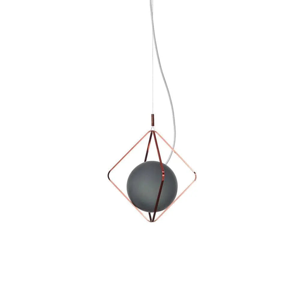 Metavaya Pendant light Dia 26cm x H 26cm / Copper / Smoky gray Jack O' Lantern Pendant light 653733644210 D-202112150003-6