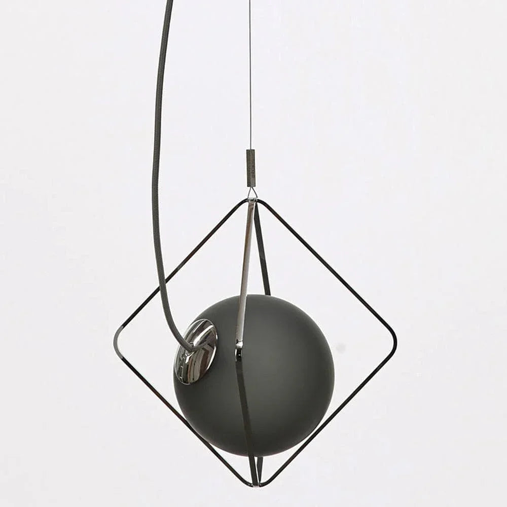 Metavaya Pendant light Dia 26cm x H 26cm / Chrome / Smoky gray Jack O' Lantern Pendant light 653733644210 D-202112150003-3
