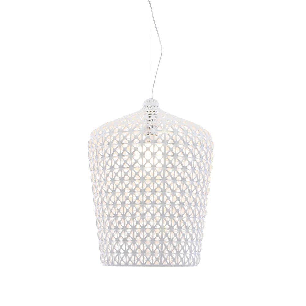Metavaya Pendant lamp Dia 30cm x H 36cm / White Kabuki Pendant Lamp 822706697687 M2022082604-1