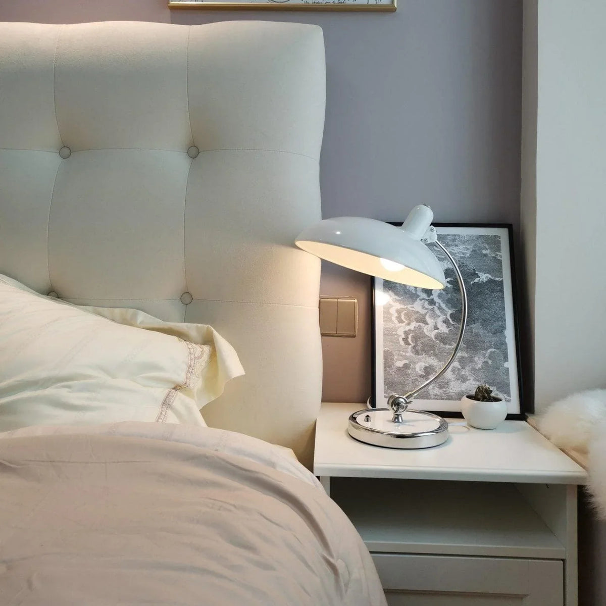 Metavaya Table lamp Dia 28cm x H 42cm / White / US plug Kaiser idell Table lamp 623367482762 M2022092003-1 Shop Kaiser idell Table lamp Online Store