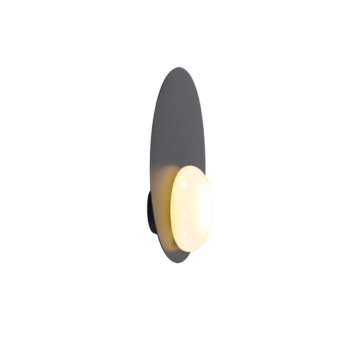 Metavaya Wall lamp Dia 34cm x H 8.8cm / Black / Warm White Kwic Wall Lamp 323232414163 M2022092903-3 Kwic Wall Lamp & Lights for Sale in USA