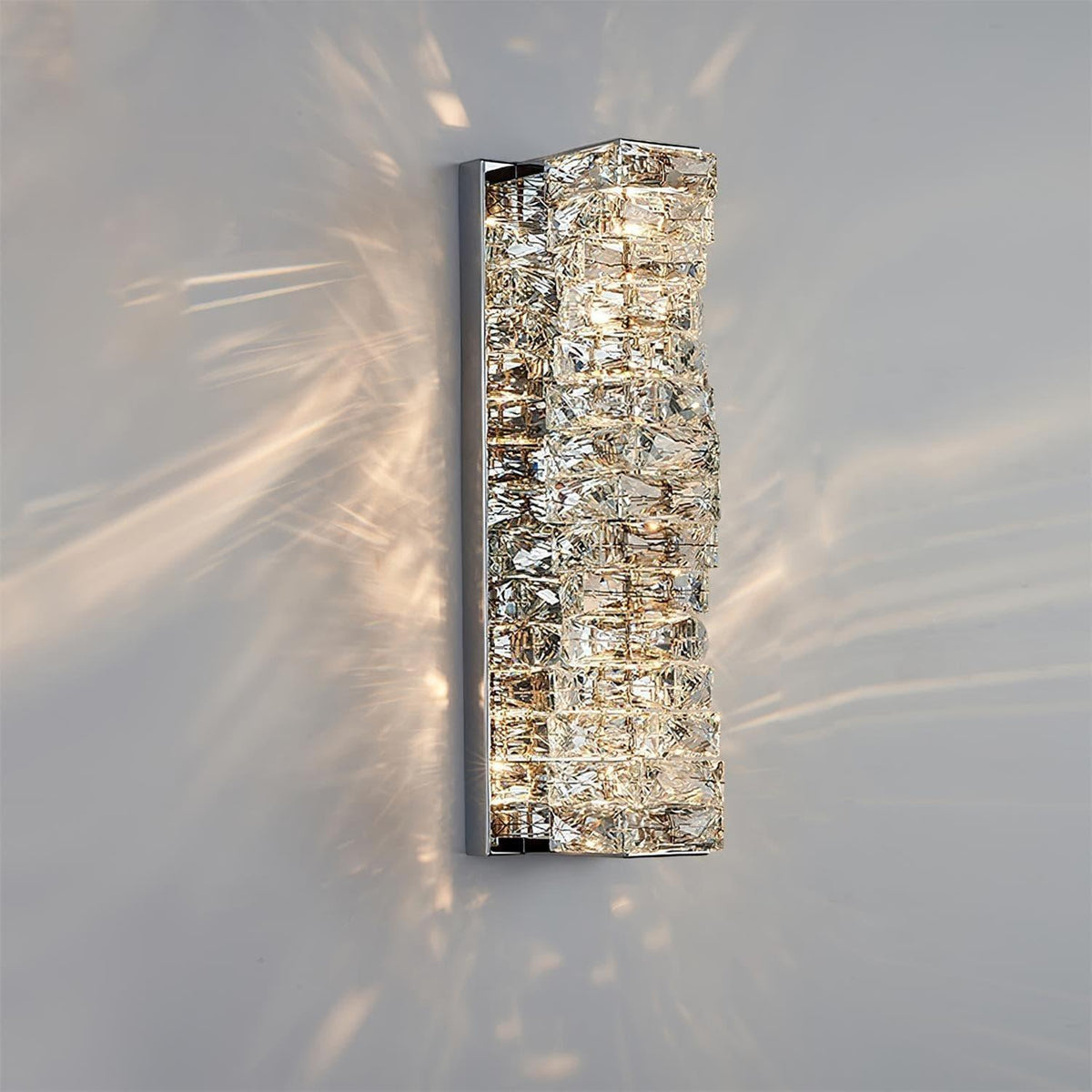 Metavaya Wall lamp Laminated Crystal Sconce Buy Laminated Crystal Sconce Online in USA/Canada