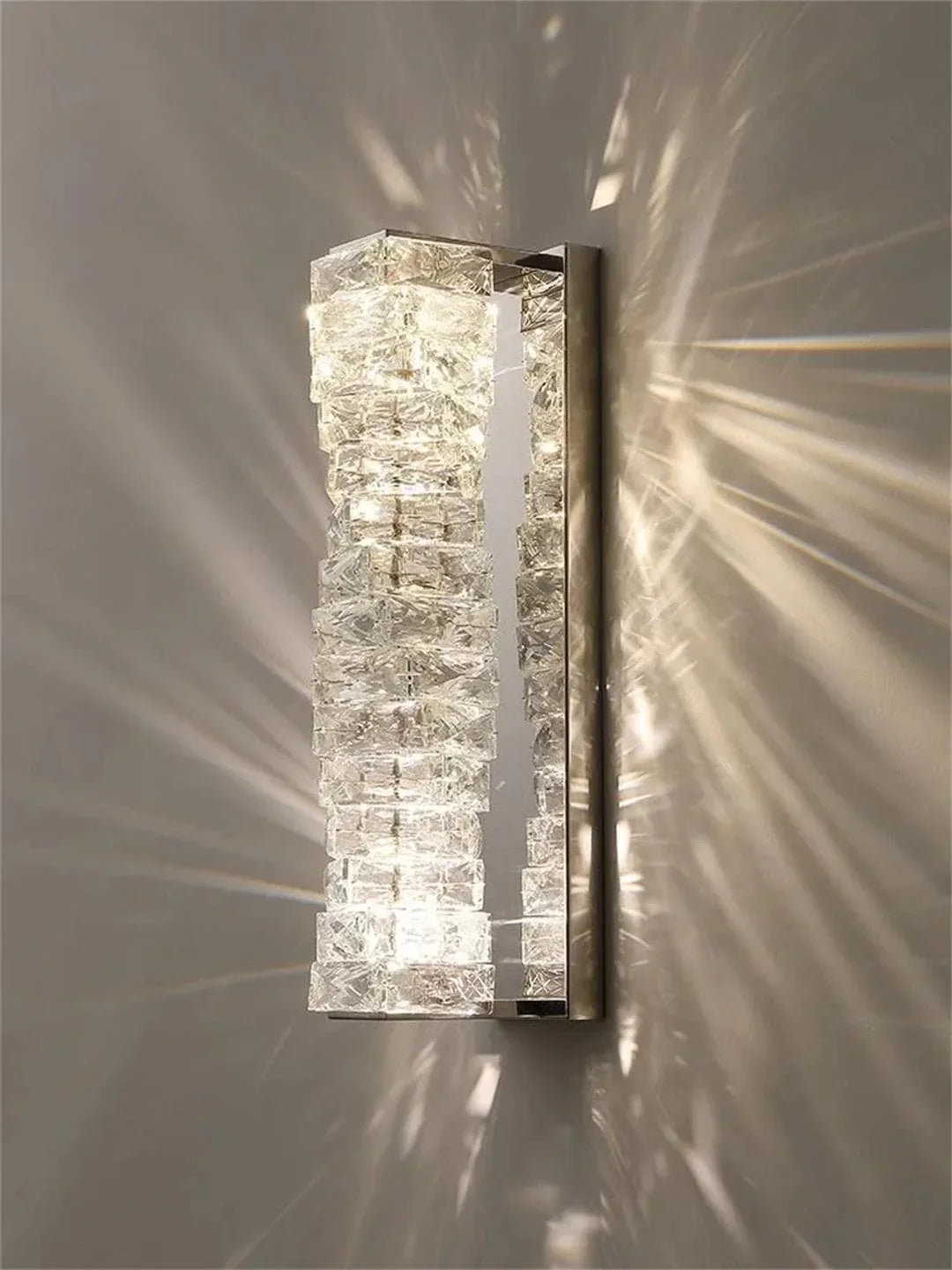Metavaya Wall lamp Laminated Crystal Sconce Buy Laminated Crystal Sconce Online in USA/Canada
