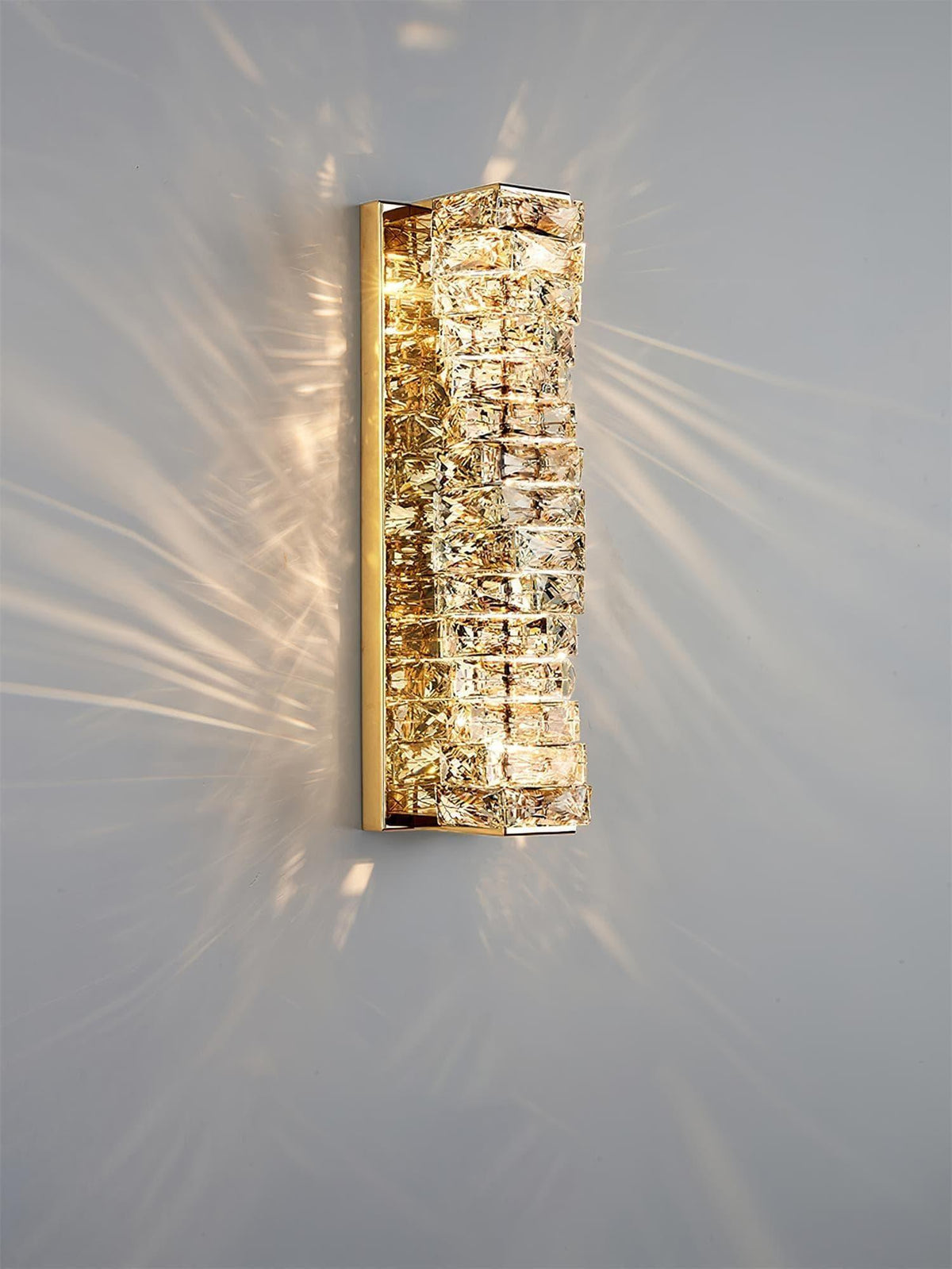 Metavaya Wall lamp Laminated Crystal Sconce Buy Laminated Crystal Sconce Online in USA/Canada