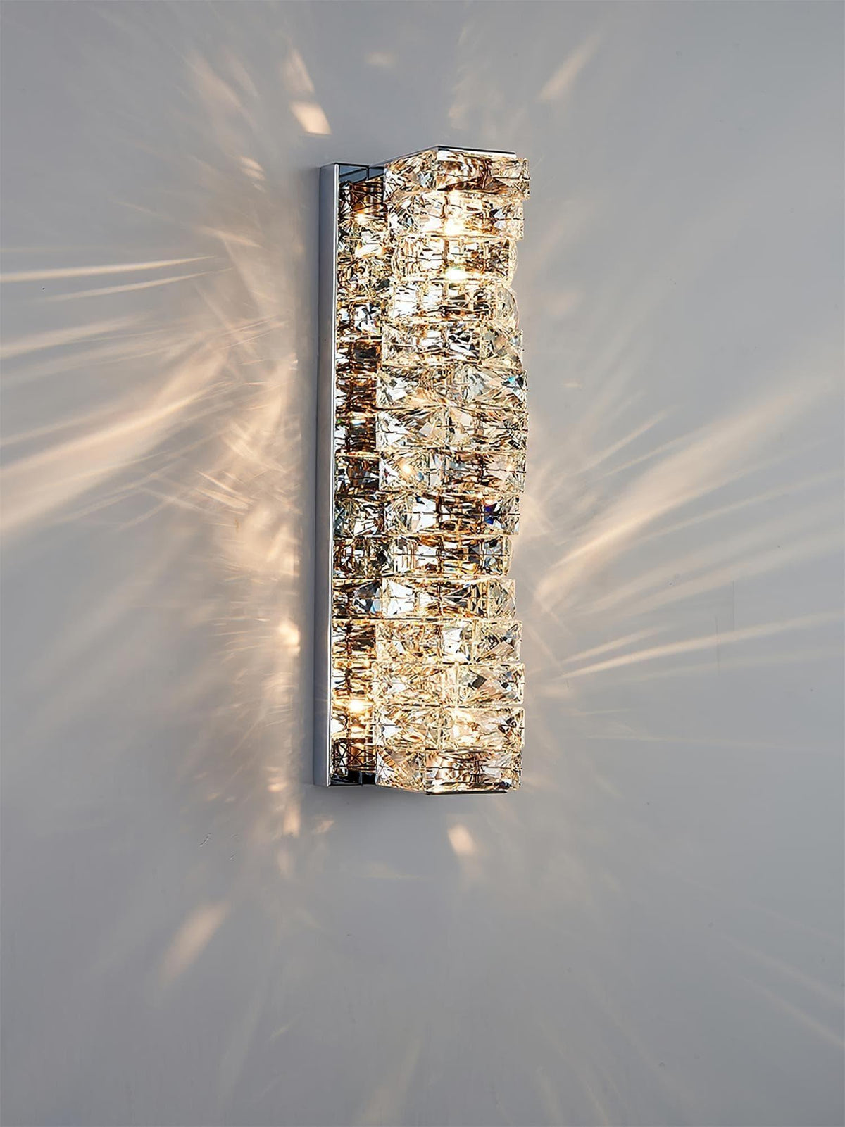 Metavaya Wall lamp Laminated Crystal Sconce Buy Laminated Crystal Sconce Online in USA/Canada