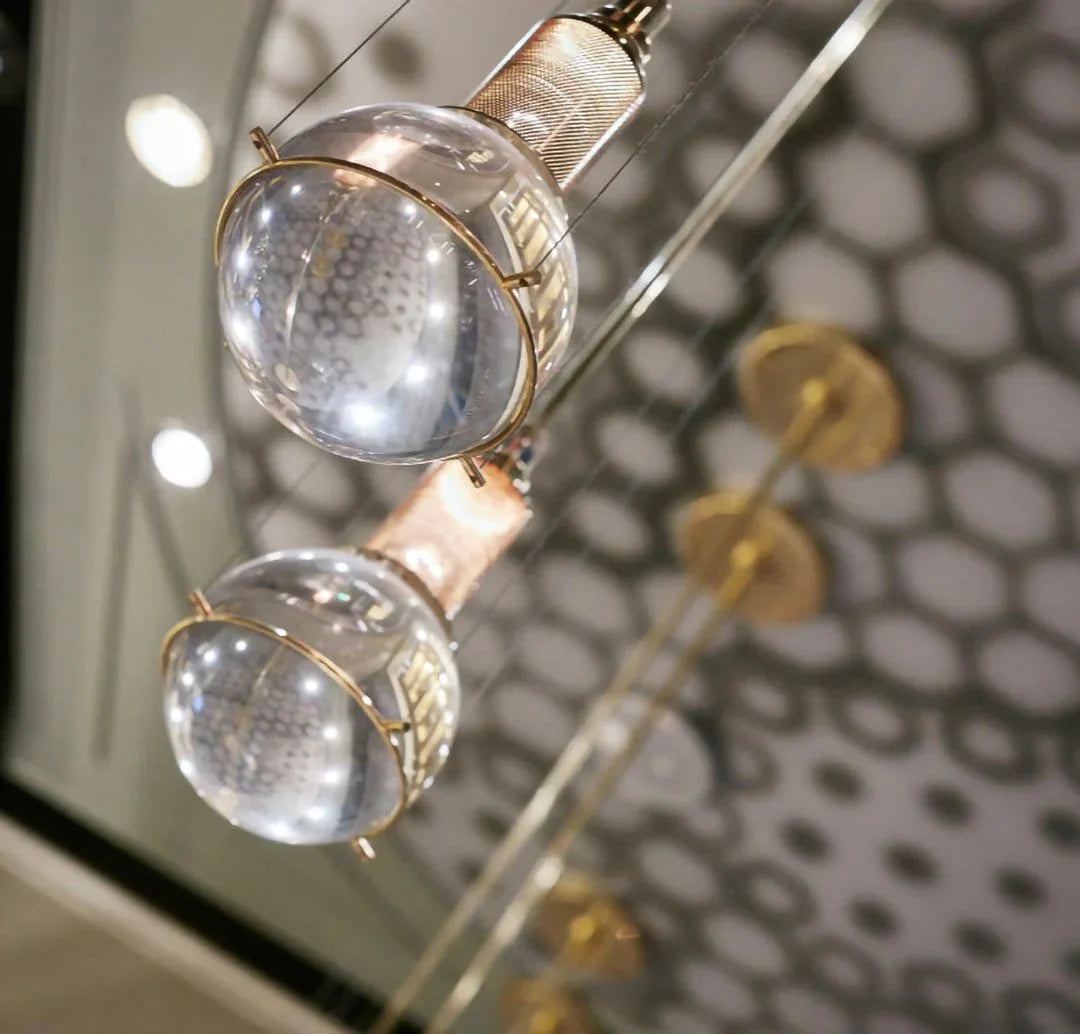 Metavaya Pendant light Dia 15cm X H 150cm / Gold Le Tre Streghe Light 360192149124 M2022111705-1 Shop Le Tre Streghe Light for Sale Online