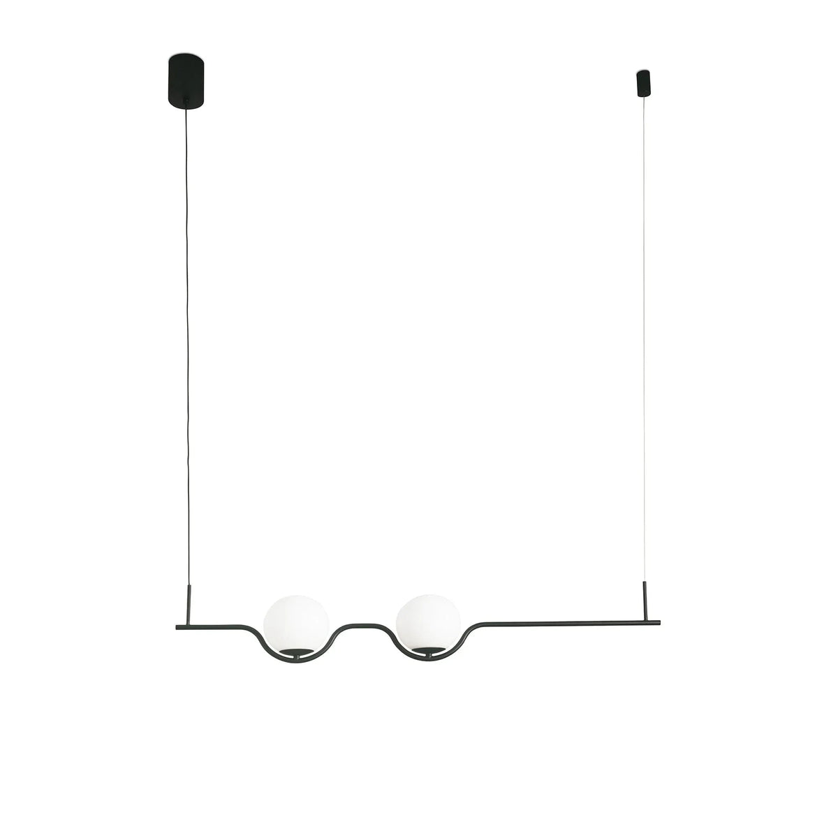Metavaya Pendant lamp Dia 103cm x H 15cm / Black Levita pendant lamp 653733640199 M-202112211612-2
