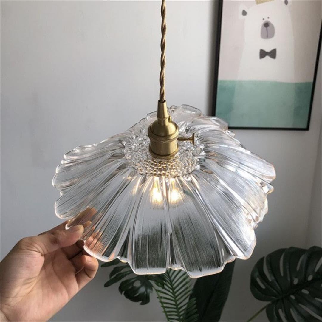 Metavaya Pendant lamp Lotus Glass Pendant Lamp Buy Lotus Glass Pendant Lamp for Your Home