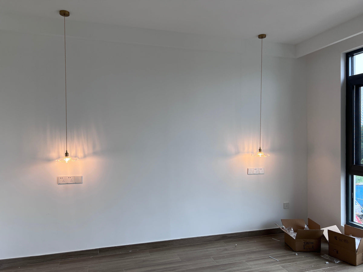 Metavaya Pendant lamp Lotus Glass Pendant Lamp Buy Lotus Glass Pendant Lamp for Your Home