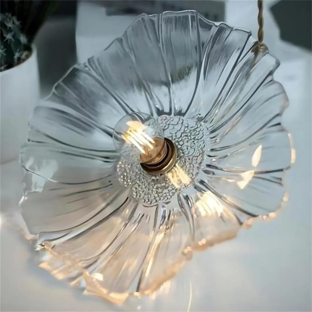 Metavaya Pendant lamp Lotus Glass Pendant Lamp Buy Lotus Glass Pendant Lamp for Your Home