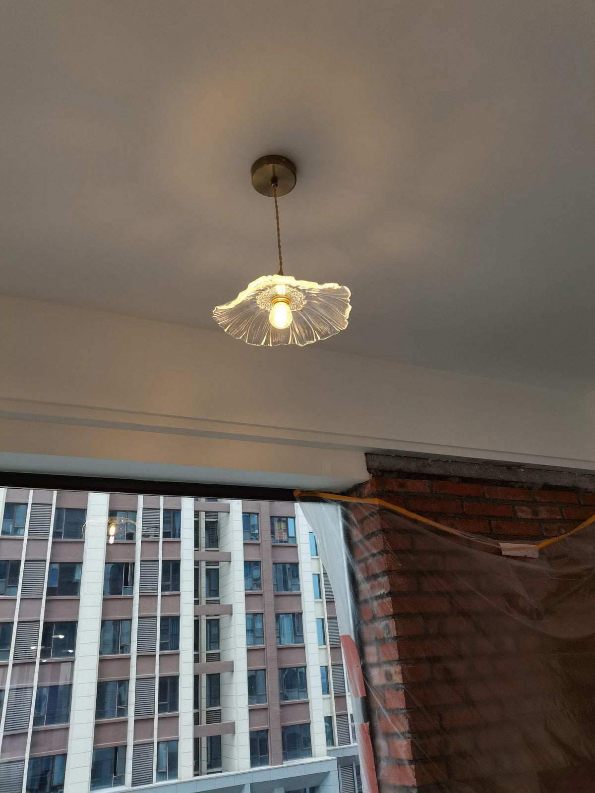 Metavaya Pendant lamp Lotus Glass Pendant Lamp Buy Lotus Glass Pendant Lamp for Your Home