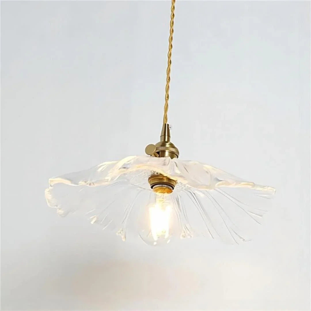 Metavaya Pendant lamp Lotus Glass Pendant Lamp Buy Lotus Glass Pendant Lamp for Your Home