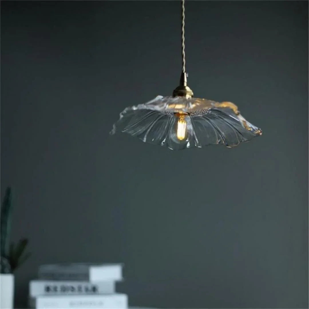 Metavaya Pendant lamp Lotus Glass Pendant Lamp Buy Lotus Glass Pendant Lamp for Your Home