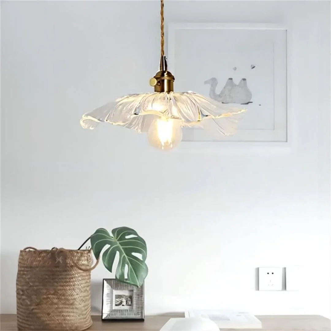Metavaya Pendant lamp Lotus Glass Pendant Lamp Buy Lotus Glass Pendant Lamp for Your Home