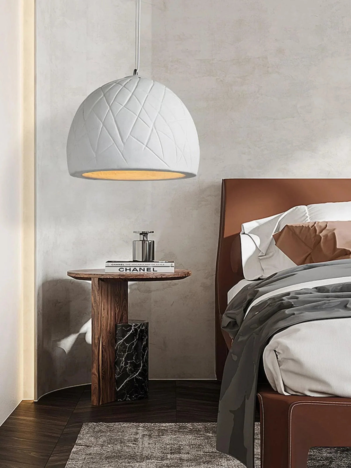 Metavaya Pendant lamp Dia 30cm X H 31cm / White Malva Pendant Light 336019215419 M2023021009-1