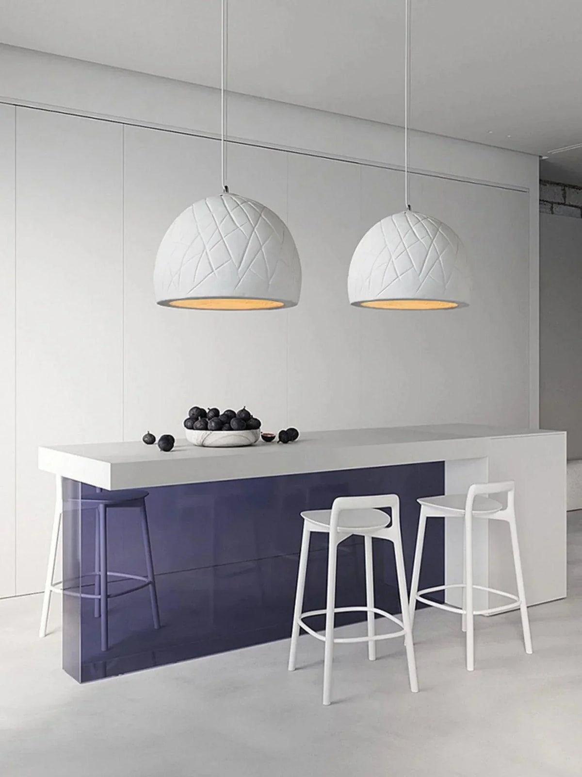 Metavaya Pendant lamp Dia 30cm X H 31cm / White Malva Pendant Light 336019215419 M2023021009-1