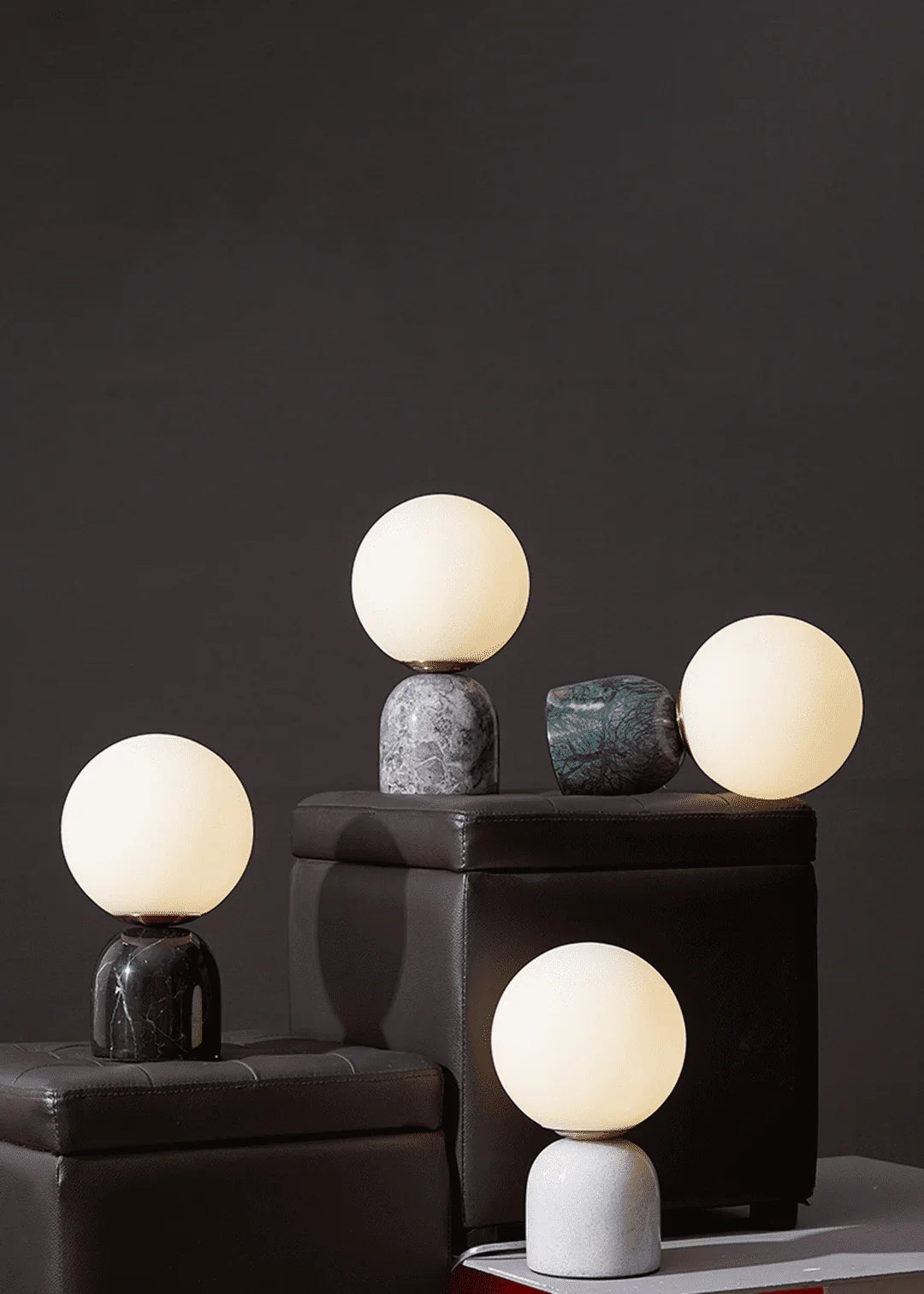 Metavaya Table lamp Marble Mini Table lamp