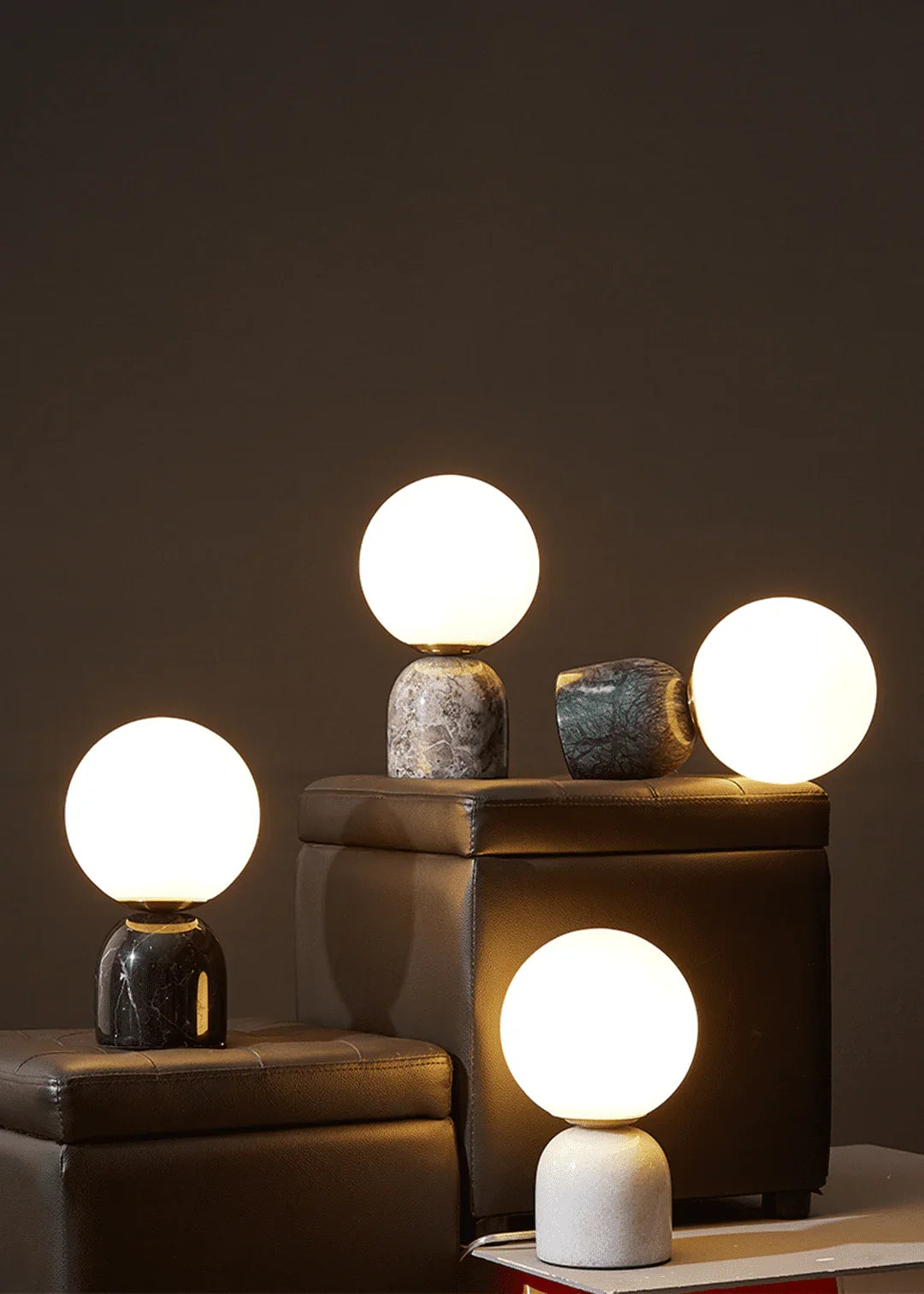Metavaya Table lamp Marble Mini Table lamp