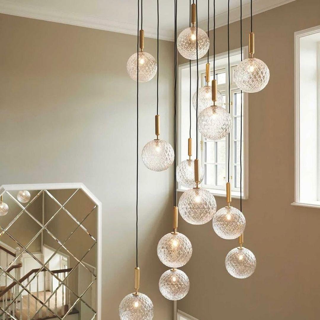 Metavaya Wall light 13heads / Brass / Clear Miira Pendant light 653733644531 D-202112380018-19
