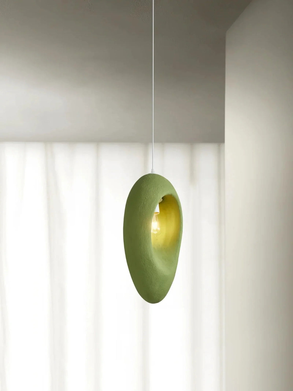 Metavaya Pendant lamp Dia 29cm X H 55cm / Green Mizuko Pendant Light 336019215426 M2023021006-1 Shop Mizuko Pendant Light for Sale Online