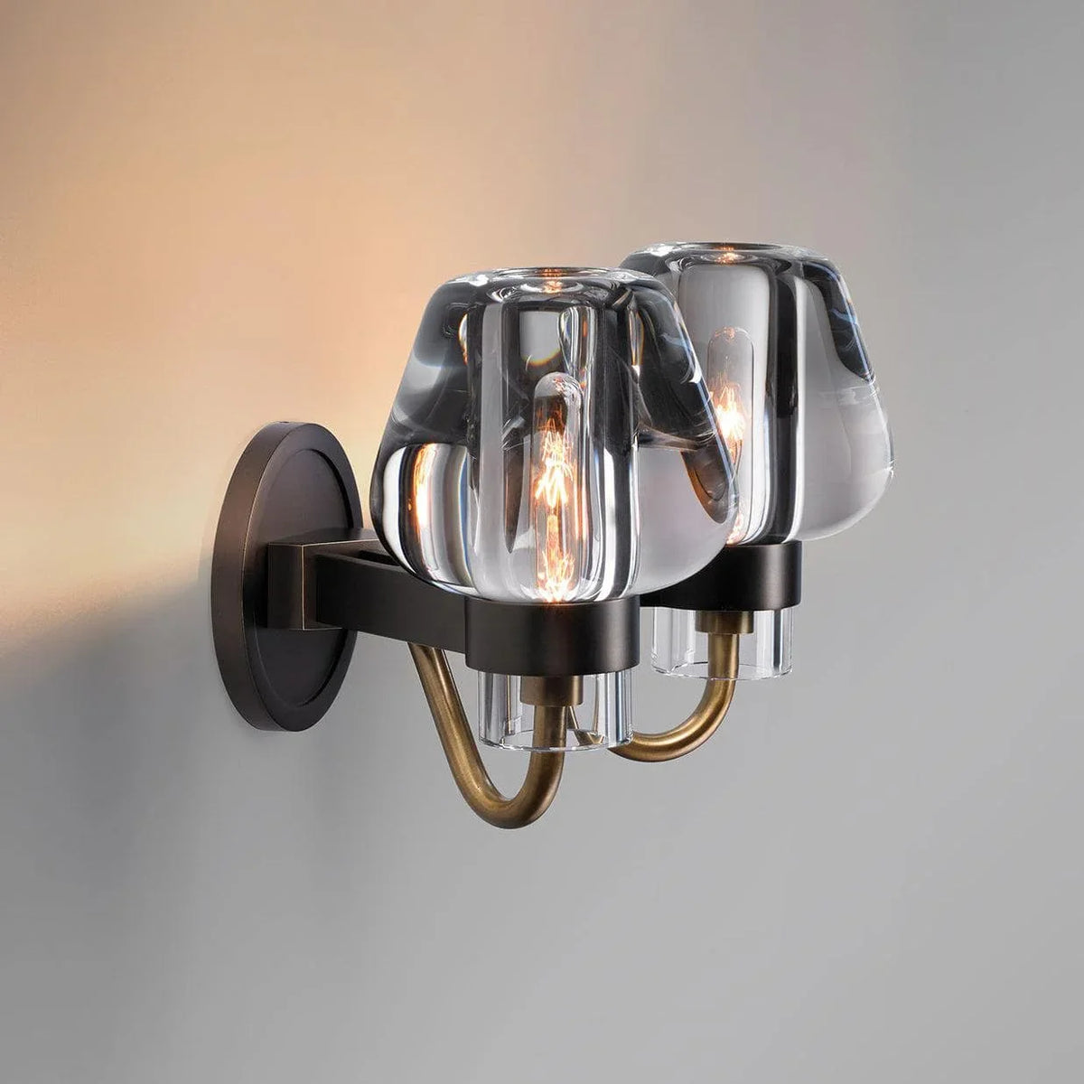 Metavaya Wall lamp Dia 35cm x H 20cm / Brass+black Montalembert Sconce 653733214932 P2021122802-2 Buy Montalembert Sconce Online