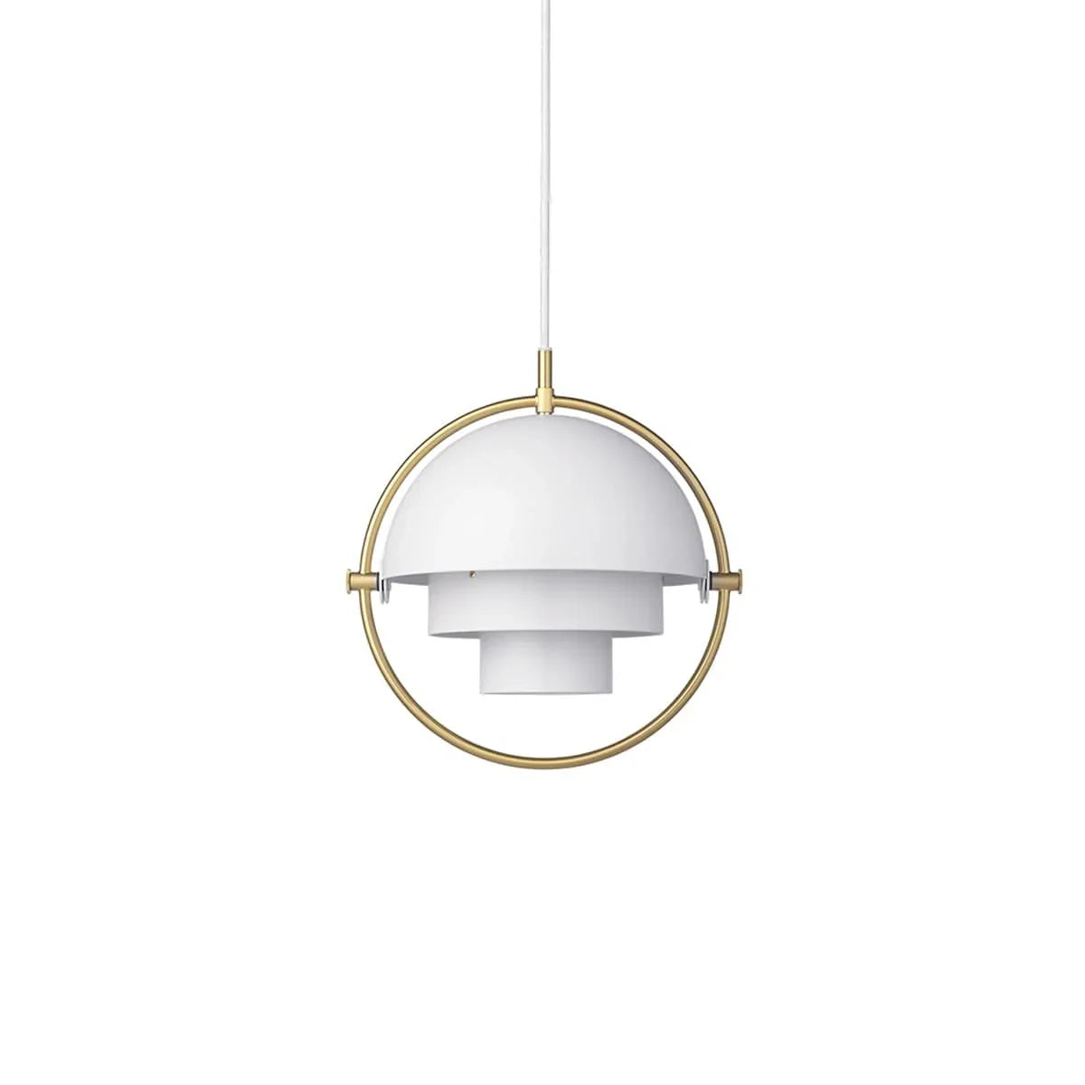 Metavaya Pendant lamp Dia 38cm / Copper+White Multi-Lite Pendant Light 122266100338 M-202112171038-5