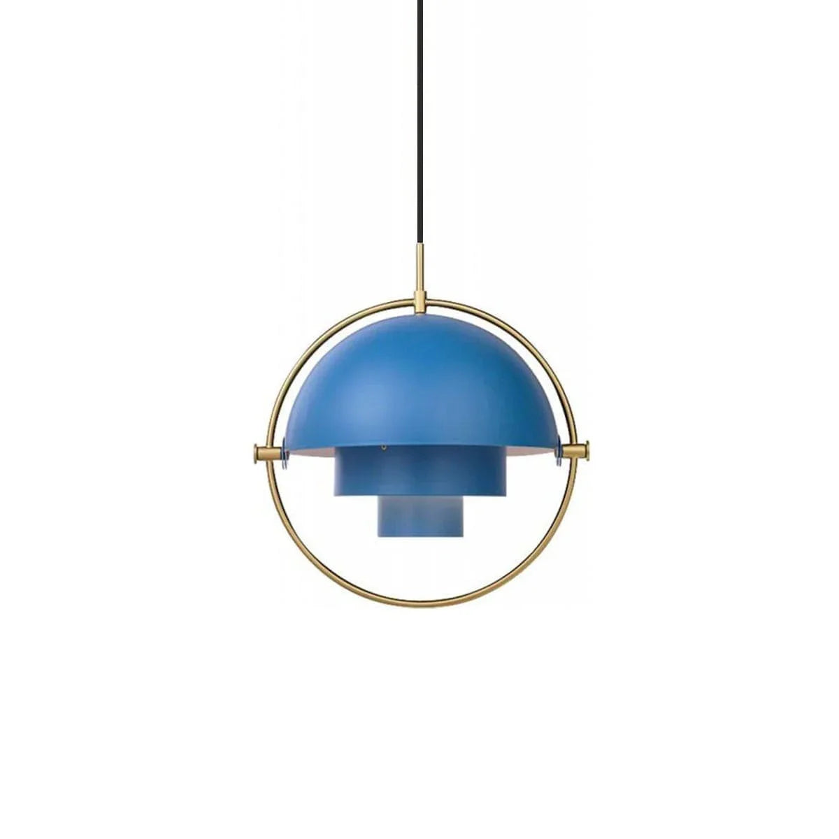 Metavaya Pendant lamp Dia 38cm / Copper+Blue Multi-Lite Pendant Light 122266100321 M-202112171038-4