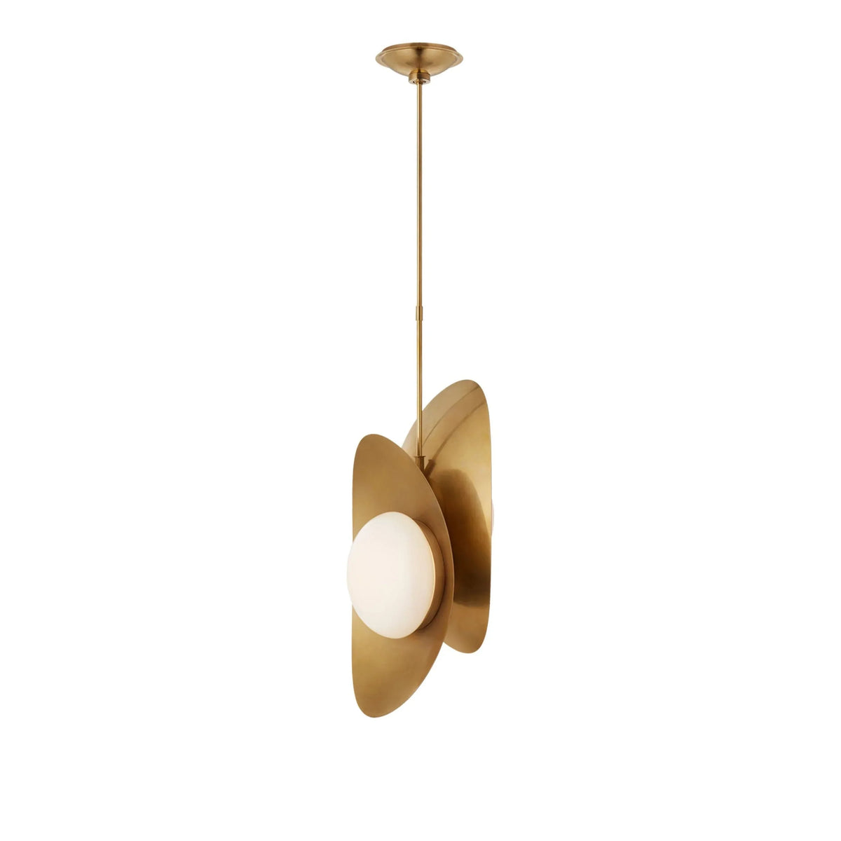 Metavaya Pendant light Dia 20cm x H 46cm / Gold Nouvel Pendant light 653733644654 D-202112310022-2