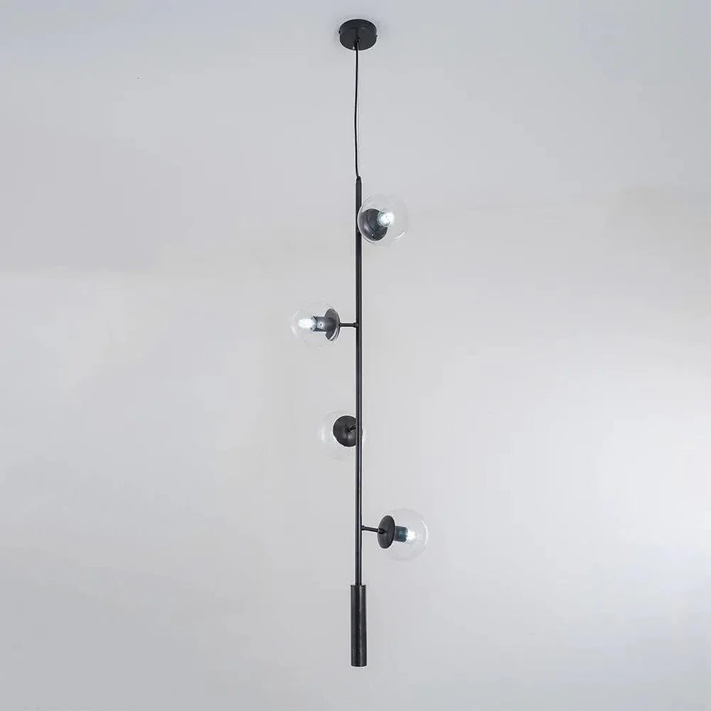 Metavaya Pendant lamp H 130cm x W 45cm / Black / Clear Orb Lounge Pendant lamp 822706697700 M2022082602-7