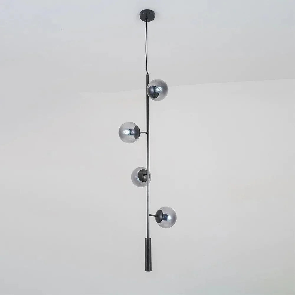 Metavaya Pendant lamp H 130cm x W 45cm / Black / Smoke Orb Lounge Pendant lamp 822706697700 M2022082602-8