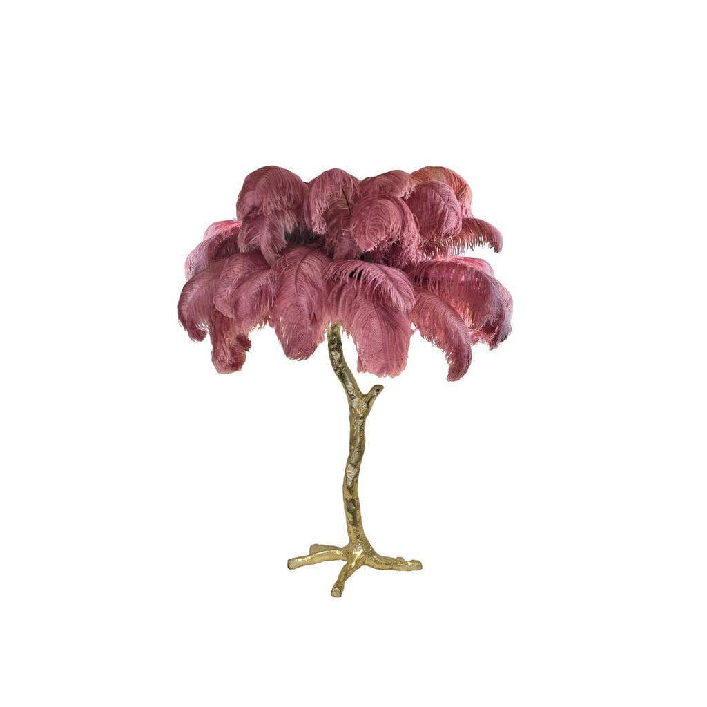 Metavaya Table lamp Ostrich Feather Table Lamp Shop Ostrich Feather Table Lamp Online