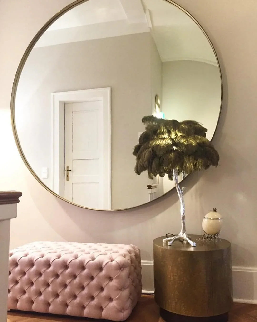 Metavaya Table lamp Ostrich Feather Table Lamp Shop Ostrich Feather Table Lamp Online