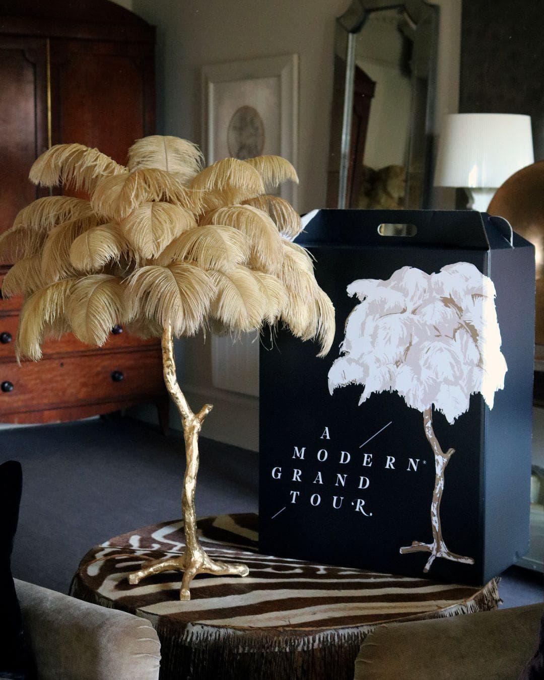 Metavaya Table lamp Ostrich Feather Table Lamp Shop Ostrich Feather Table Lamp Online