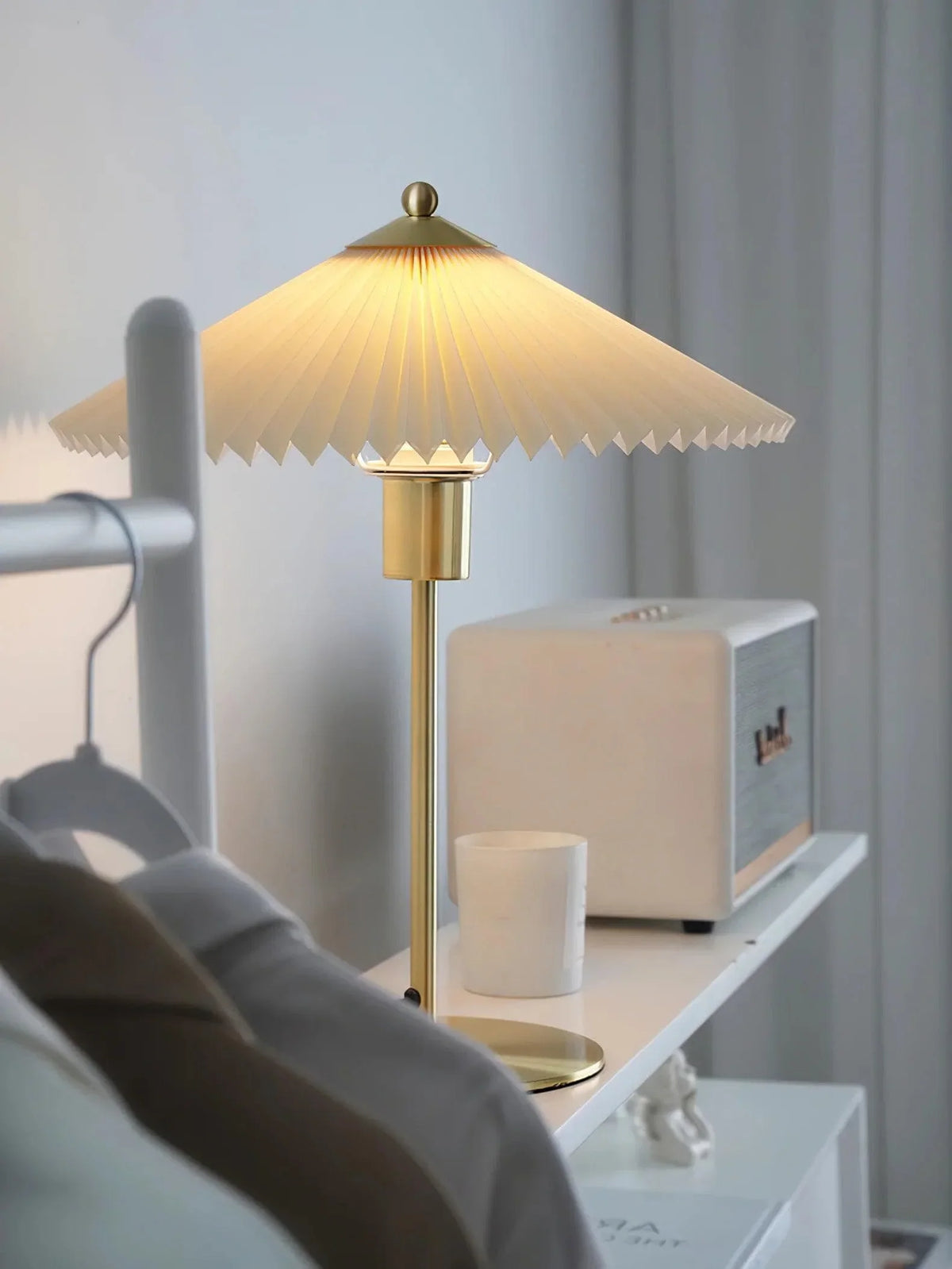 Metavaya Table lamp Perla Pleated Table Lamp