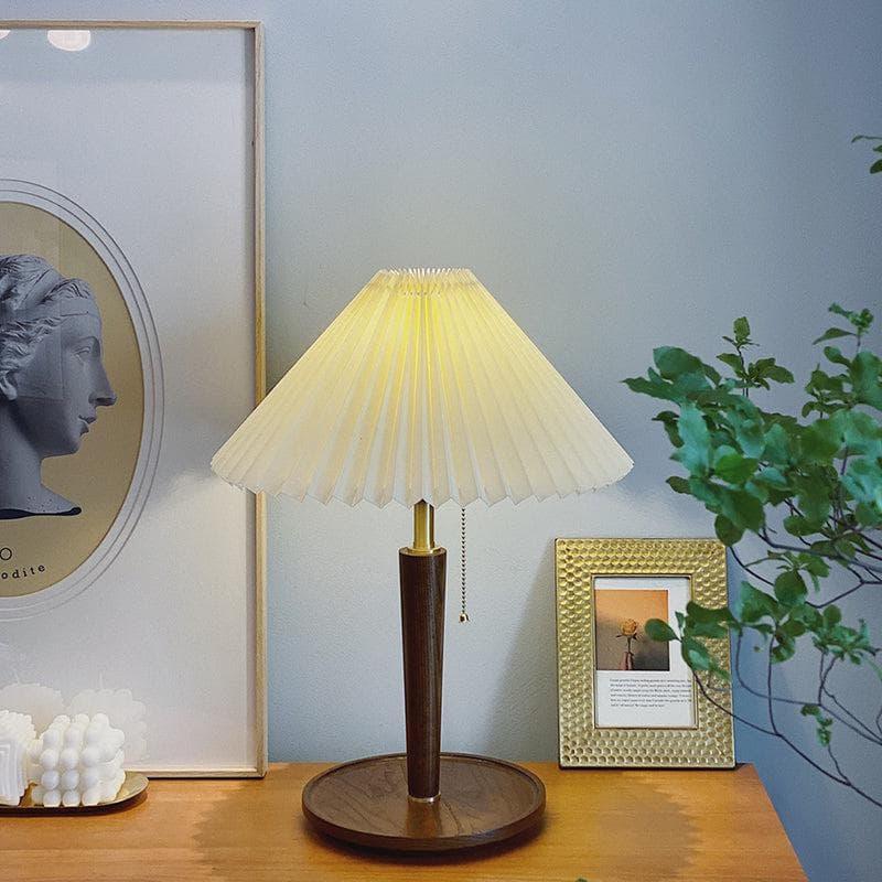 Metavaya Table lamp Pleated Table Lamp Buy Pleated Table Lamp Online in USA