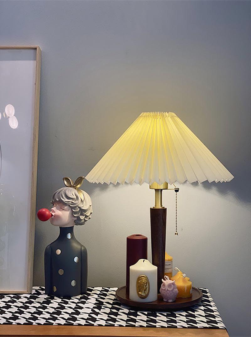 Metavaya Table lamp Pleated Table Lamp Buy Pleated Table Lamp Online in USA